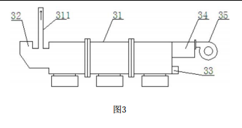 建筑陶粒生產(chǎn)線中燒結系統(tǒng)的結構示意圖